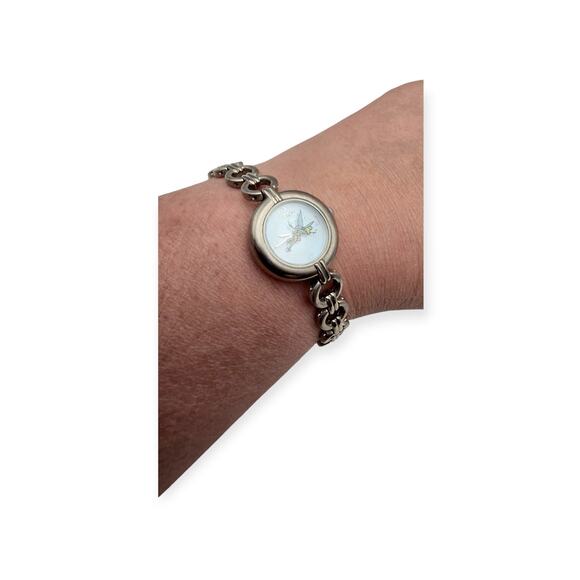 Disney Tinker Bell Bracelet Watch Quartz Working Silver Tone main image 6